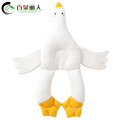 Super Soft Cartoon plush white goose sleeping pillow